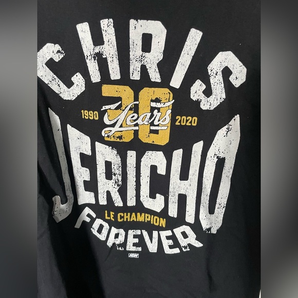 AEW- Chris Jericho 30 Years of Wrestling- Men’s size Medium - Picture 2 of 3